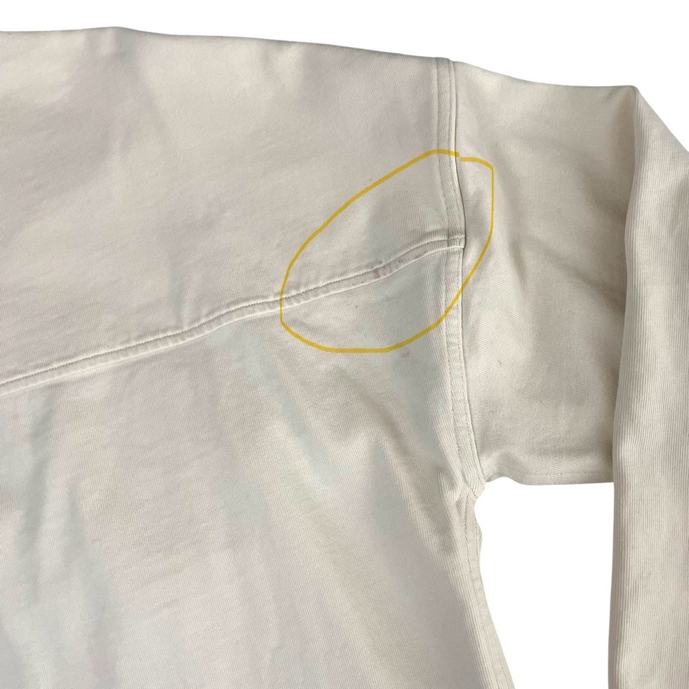 Vuori Mackenzie Cropped Button Shirt Jacket Shacket Natural Large - Picture 14 of 16